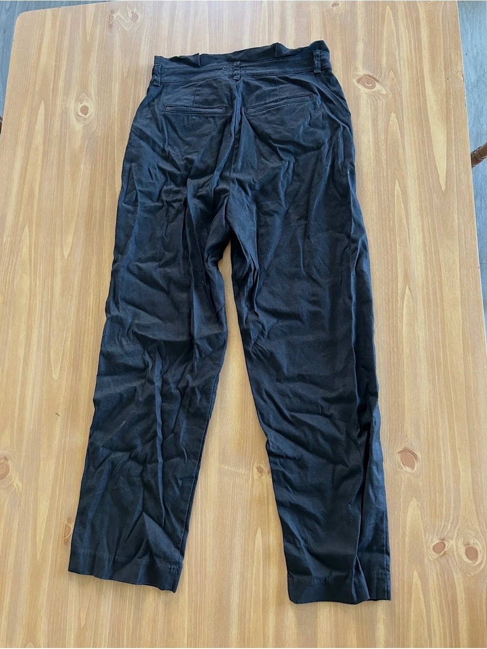 Evereve Black High-Rise Pants